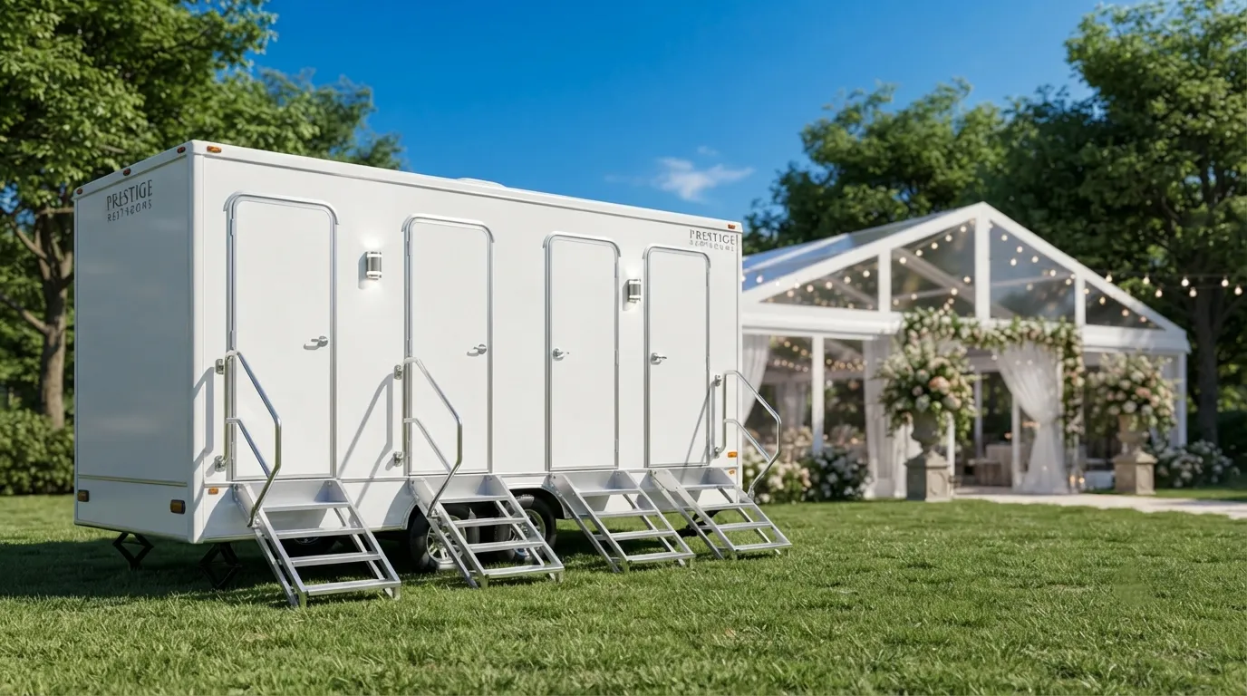 4 Stall Restroom Trailer in Tempe Junction, AZ