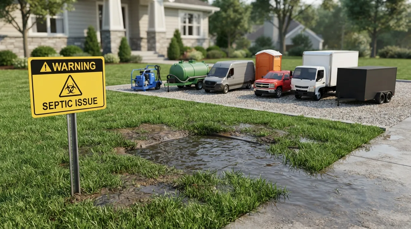 Septic Tank Warning Signs in Tempe Junction, AZ